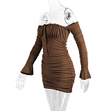 SUPER WHOLESALE | Strapless Flare Cuff Mini Dress