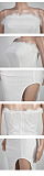 SUPER WHOLESALE | Sequins Strapless Side Split Dress