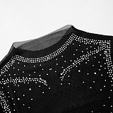 SUPER WHOLESALE |  Bling Bling See-through Mini Dress