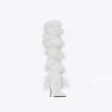 Knee Height Feather Boot