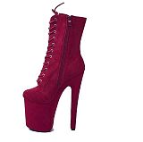 Velvet Platform High Heels