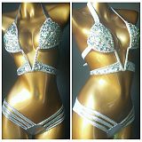 SUPER WHOLESALE | Multi-colored Rhinestone Beaded Swimwear