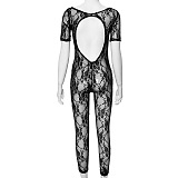 SUPER WHOLESALE | Front Hollow-out Lace Jumpsuit