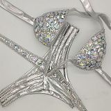 SUPER WHOLESALE | Multi-colored Rhinestone Beaded Swimwear