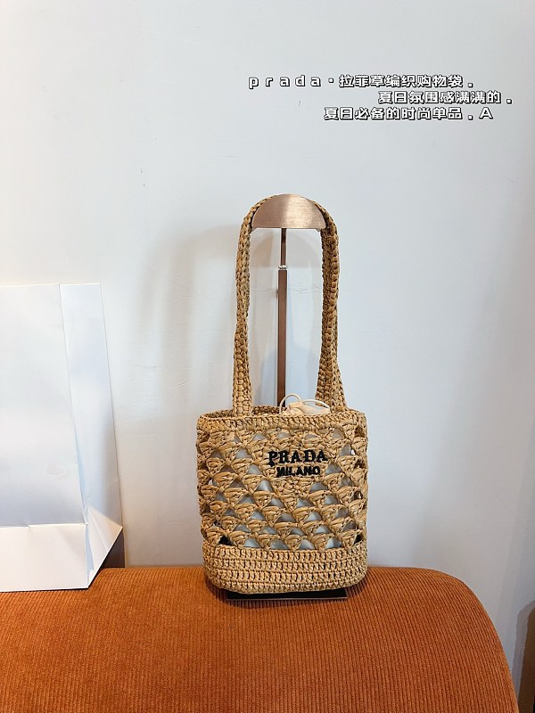 SUPER WHOLESALE | Prad a Natural Crochet Tote Bag