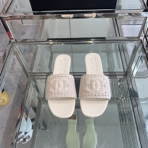 SUPER WHOLESALE |  Chanel 24ss Knitted Slides