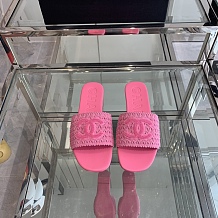 SUPER WHOLESALE |  Chanel 24ss Knitted Slides