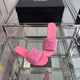 SUPER WHOLESALE |  Chanel 24ss Knitted Slides