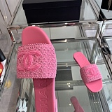 SUPER WHOLESALE |  Chanel 24ss Knitted Slides