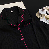 SUPER WHOLESALE | Women's Silk Material Long Sleeve Pajama Set