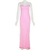 SUPER WHOLESALE | Strip Maxi Long Dress