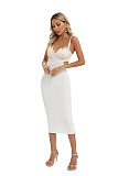 SUPER WHOLESALE | Shelll Maxi Long Dress with Pearls in White