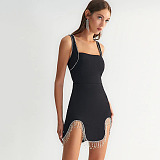 SUPER WHOLESALE | Tanks Dress with Fringes