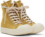 SUPER WHOLESALE | High Top Lace Up Sneaker in Yellow