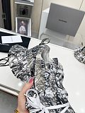 SUPER WHOLESALE | WOMEN'S 3XL EXTREME GRAFFITI SNEAKER IN WHITE/BLACK