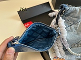 Chane l  Denim Shoulder Bucket Bag