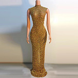 SUPER WHOLESALE | Off-shoulder Floor-length Party Dress