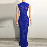 SUPER WHOLESALE | Off-shoulder Floor-length Party Dress