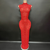 SUPER WHOLESALE | Off-shoulder Floor-length Party Dress