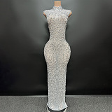 SUPER WHOLESALE | Off-shoulder Floor-length Party Dress