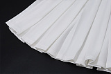 SUPER WHOLESALE | Pleated Skirt 2 Pieces Set in White