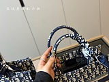 SUPER WHOLESALE | Dior Book Tote Bag(Top Quality) in Blue Monogram