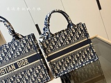 SUPER WHOLESALE | Dior Book Tote Bag(Top Quality) in Blue Monogram