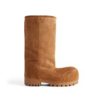 SUPER WHOLESALE | Women's Alaska Fur High Boot in Brown