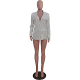 SUPER WHOLESALE | Bling Bling Sequins Blazer Top