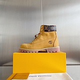 SUPER WHOLESALE | LV x Timberland Unisex Monogram Boots