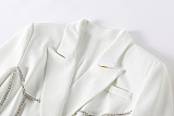 SUPER WHOLESALE |  Mesh Patchwork Pleated Skirt Set