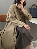 SUPER WHOLESALE | Two Layers Trench Coat