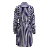 SUPER WHOLESALE | Striped Shirt Dress