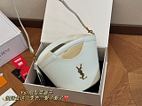 Ysl Gaby Bucket Bag in White