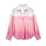 SUPER WHOLESALE |Oversize Tie Dye Shirt & Pants Set in Pink