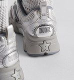 SUPER WHOLESALE |  Dior Chrono Sneaker with Silver-Tone Laminated Leather-Effect Panels