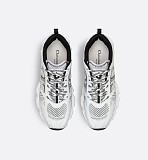 SUPER WHOLESALE |  Dior Chrono Sneaker White and Black Leather-Effect Panels