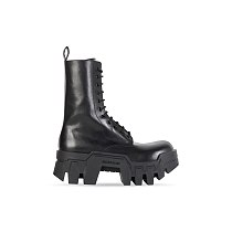 SUPER WHOLESALE | Women's Bulldozer Lace-up Boot in Black