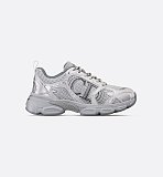 SUPER WHOLESALE |  Dior Chrono Sneaker with Silver-Tone Laminated Leather-Effect Panels