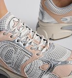 SUPER WHOLESALE |  Dior Chrono Sneaker Nude and Silver-Tone