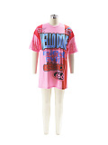 SUPER WHOLESALE | Printed Oversize T-shirt Top