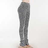 SUPER WHOLESALE | Two Tone Stripes Teddy Pants