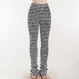 SUPER WHOLESALE | Two Tone Stripes Teddy Pants