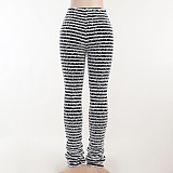 SUPER WHOLESALE | Two Tone Stripes Teddy Pants