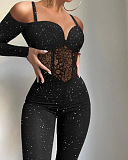 SUPER WHOLESALE | Bling Lace Jumpsuit