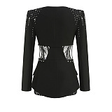 SUPER WHOLESALE | Sequins See-through Blazer Set