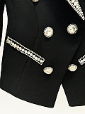 SUPER WHOLESALE | Rhinestone  Blazer Set