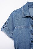 SUPER WHOLESALE | Self-tied Denim Dress