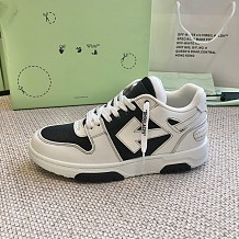 Off White- “Out of office” Sneaker in White & Black