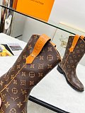 Louis V uitto n Ankle Height Monogram Boots